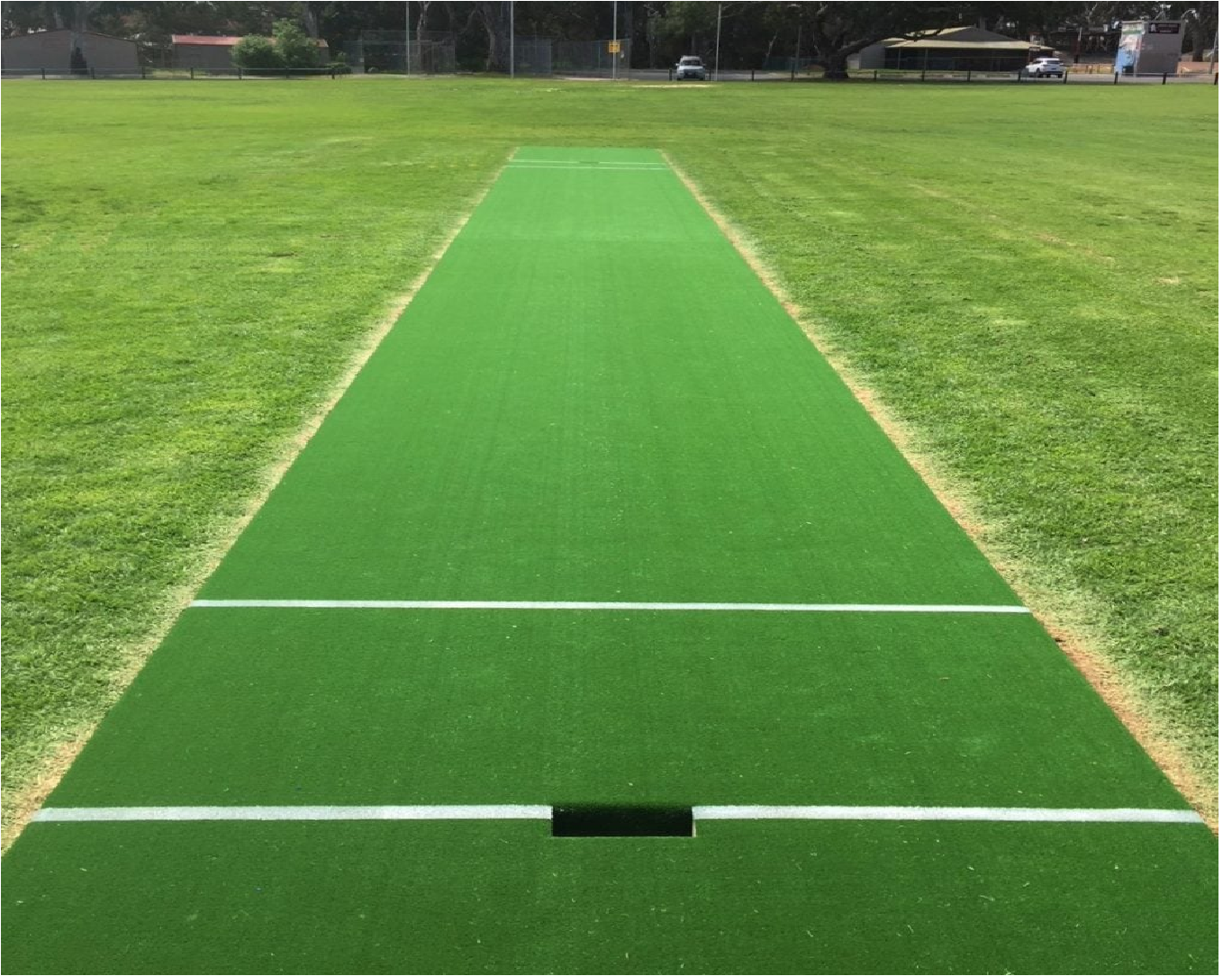 Turf pitch at best cricket academy in Amethi